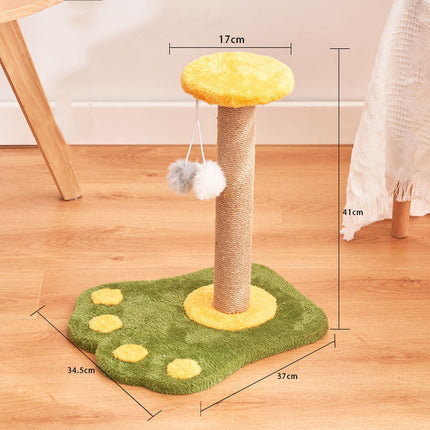 Vertical Cat Scratcher with Durable Sisal Material | Non-Dandruff Toy for Healthy Scratching