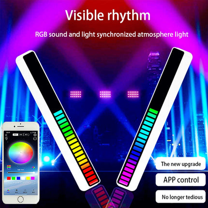 RGB Ambient Sound Control Light for Cars with High-Sensitivity Microphone | Voice-Activated Color Changing for Enhanced Interior Style