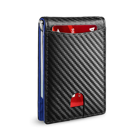 Mens Wallet, Slim Minimalist Wallet with RFID Blocking – image 12