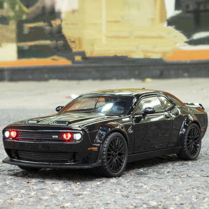 1:32 Dodge Challenger SRT Alloy Sports Car Model | Durable Diecast Toy for Kids and Collectors