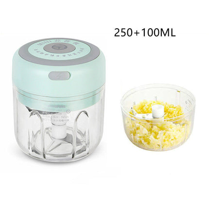 Mini Electric Garlic Chopper with Stainless Steel Blade | Fast and Effortless Food Preparation for Cooking and Meal Prep
