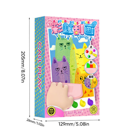 Arts and Crafts for Kids, Rainbow Scratch Art Postcards, Scratch Art Kit – image 12
