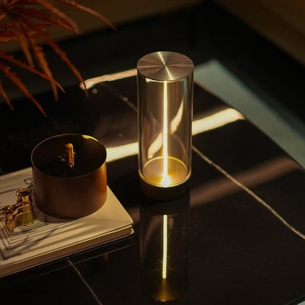 Cordless LED Lamp with Collapsible Lighting String | Touch-Sensitive Control for Dynamic Ambiance