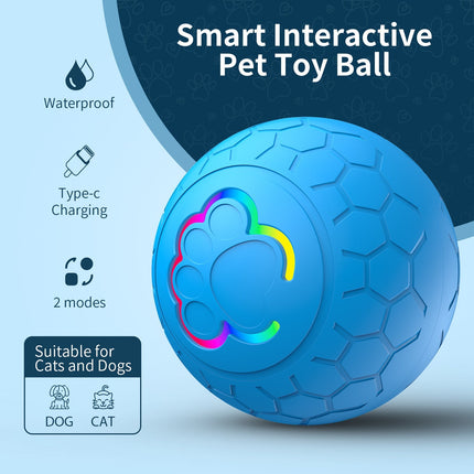Electric Remote Control Gravity Jumping Ball for Pets | Interactive Silicone Toy for Endless Fun