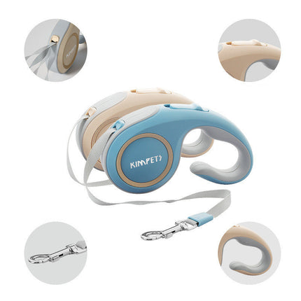 Automatic Retractable Dog Leash with Non-Slip Grip | 3M Extendable Leash for Comfortable Walks