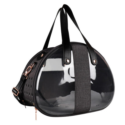 Transparent Pet Backpack for Cats and Dogs with Waterproof Design | Comfortable Carrier for Travel and Day Trips