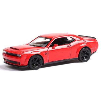Dodge Challenger Alloy Model Car (1:36 Scale) with Pull-Back Action | Authentic Classic Muscle Car Replica for Collectors