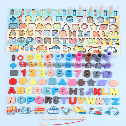 Montessori Wooden Educational Toys for Kids Ages 1-3 | Durable 3D Puzzles for Cognitive Development and Fun