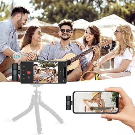 Ultra-Low Latency Wireless Microphone with Intelligent Noise Reduction | Easy Plug-and-Play for Live Broadcasts and Interviews