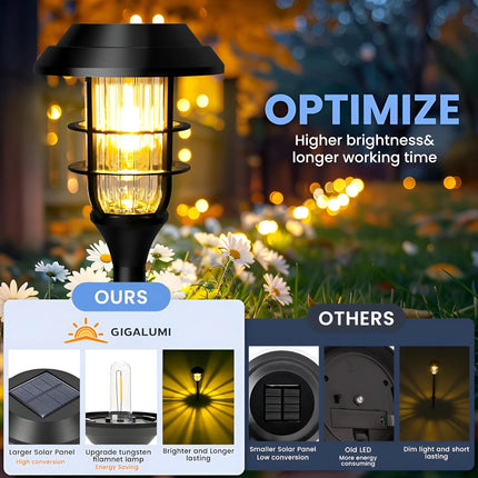 Solar Lights Outdoor 6 Pack