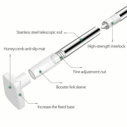 Adjustable Closet Rod No Drill, Stainless Steel Rod for Hanging Clothes – image 6