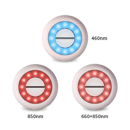 Red Light Therapy Face Device with EMS Technology & Vibration Massage | Anti-Aging and Acne Treatment for Glowing Skin