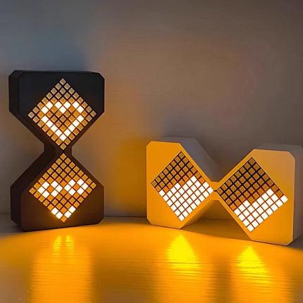 Hourglass Light with Customizable Time Flow | Cordless & Rechargeable Ambient Decor for Relaxation and Creativity