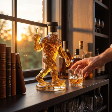 Bigfoot Glass Liquor Bottle for Home Bar Decor – image 15
