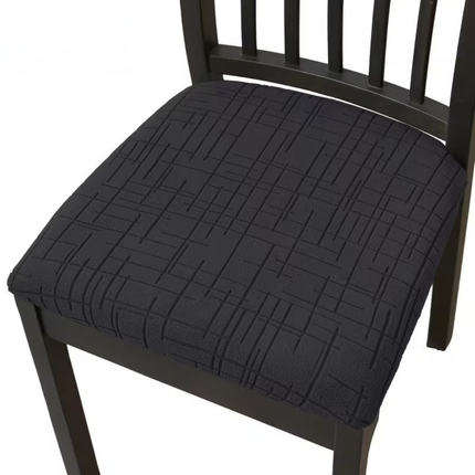 Cross Pattern Stretch Chair Covers – image 13