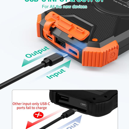 Portable Power Bank Solar Charger, Solar Phone Charger for Emergency – image 4
