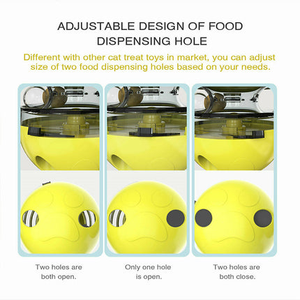 Cat Puzzle Feeder Treat Dispenser, Kitten Toys with Ball – image 5
