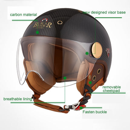Carbon Fiber Motorcycle Helmet, Motorcycle Gear – image 6
