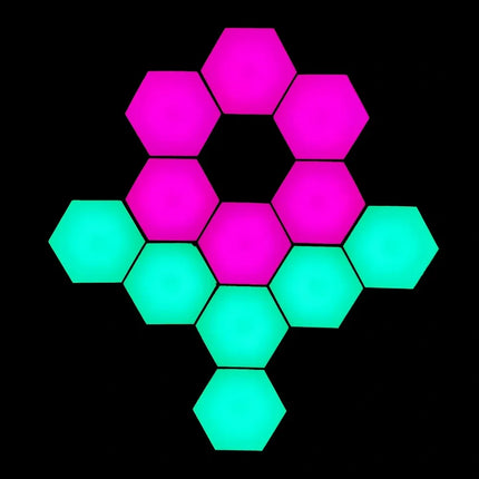 Honeycomb Hexalight Smart LED Wall Panels with App Control | Customizable Color Lighting for Gaming and Ambiance