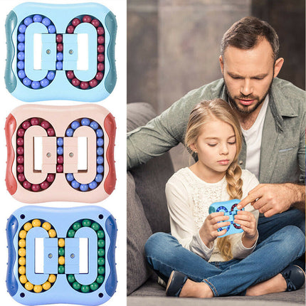 Fidget Cube, Rotating Finger Cube with Beads – image 6