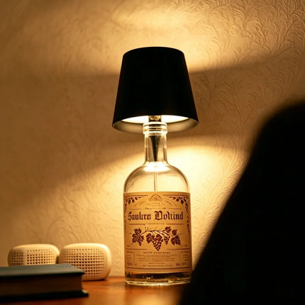 Bottle Glow USB Rechargeable LED Lamp for Bottles with Adjustable Brightness | Customizable Lighting for Unique Home Décor