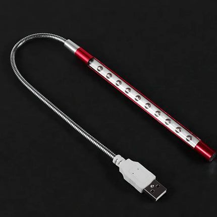 LED Keyboard Light with Adjustable Positioning | Portable Illumination for Late-Night Work and Reading