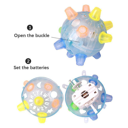Jumping Ball for Dogs with Lights and Music, Dog Toy Ball – image 4