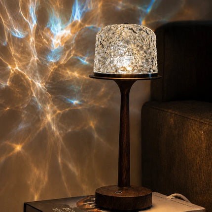 Northern Lights Projector Lamp with 16 Customizable Colors | Elegant Table Lamp for Captivating Atmosphere