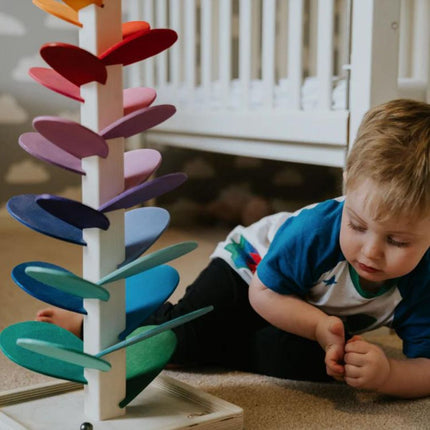 Wooden Musical Toy with Sound Tree and 10 Baubles, Cause and Effect Toys for 1 Year Old and Up – image 6