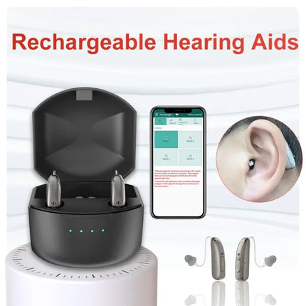 Behind the Ear Hearing Aids, Bluetooth Hearing Aid with App Control – image 7