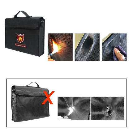 Fireproof Document Bag, Fire Resistant Document Bag with Two Step Seal – image 6