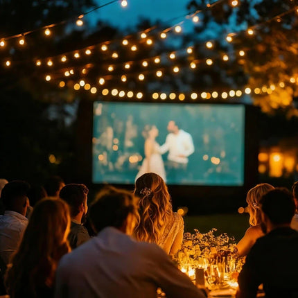 Portable Projector with Full HD 1080P Resolution | Compact Design for Movies and Ambient Lightscapes