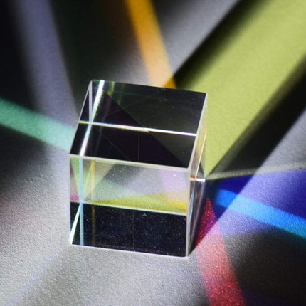 Rainbow Prism Glass Cube, Gifts for Photographers – image 4