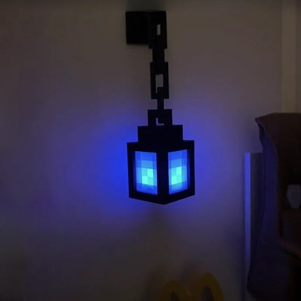 Decorative Lantern, Rechargeable Bedroom Lamp for Gaming Room Decor