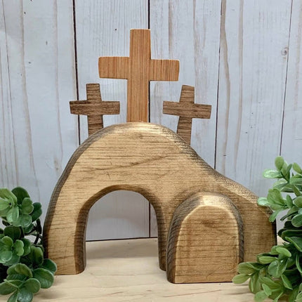 Easter Decorations for Home, Jesus Tomb Tiered Tray Decor – image 4