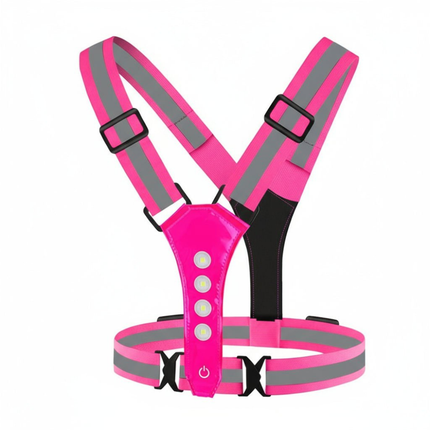 LED Safety Vest, Rechargeable Reflective Vest for Night Visibility