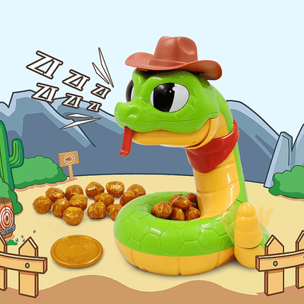 Party Games for Kids, Snake Board Game with Gold Nuggets