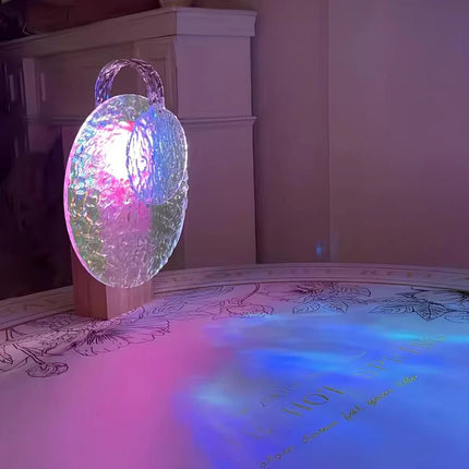 Sunset Ambiance Light with Adjustable Projection | Romantic Ocean Waves and Sunset Effects for Cozy Atmosphere