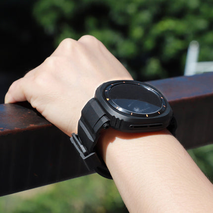 Samsung Galaxy Watch Ultra Band with Bumper Case, Rugged TPU Galaxy Watch Band – image 5