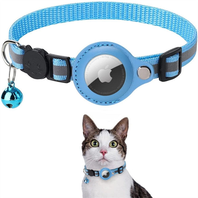 Breakaway Cat Collar with GPS Tracker Holder