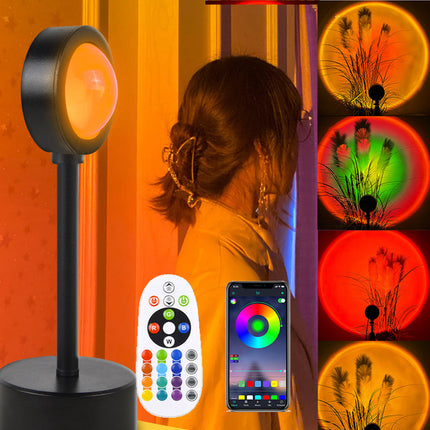 Sunset Projection Lamp with Adjustable Light Head | Create Stunning Ambiance for Home Decor and Photography