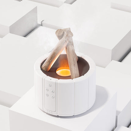 Simulated Flame Aromatherapy Humidifier with Quiet Operation | Cozy Atmosphere for Home and Office