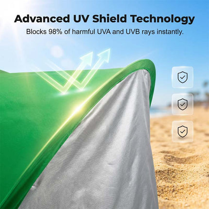 Beach Tent with 98% UV Protection for 2 to 4 Persons – image 7