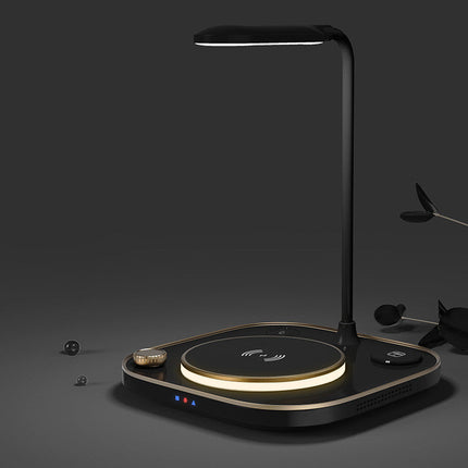 15W Wireless Magnetic Charger Desk Lamp with Multi-Device Support | Stylish Lighting and Fast Charging for Apple & Android