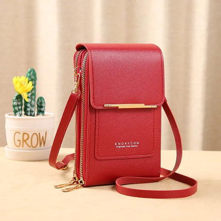 Crossbody Bag with Phone Wallet, Small Shoulder Bag with Touchscreen Phone Pocket – image 9