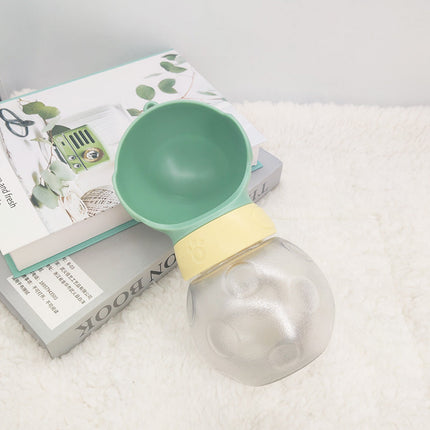 Portable Pet Water Bottle with Bowl & Leak-Proof Design | 2-in-1 Hydration Solution for Travel