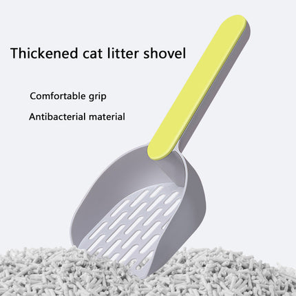 Multifunctional Pet Litter Shovel with Hidden Garbage Bag Storage | Efficient Cleanup Tool for Cat Owners