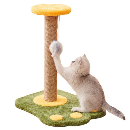 Vertical Cat Scratcher with Durable Sisal Material | Non-Dandruff Toy for Healthy Scratching
