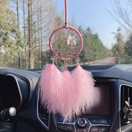 Dream Catcher Feather Car Pendant with Modern Design | Decorative Hanging Charm for Positive Energy and Style