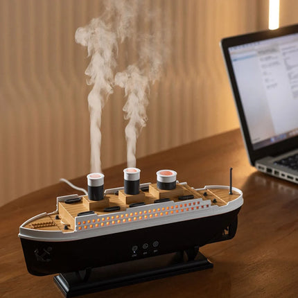 Titanic Humidifier with Ultrasonic Technology & Remote Control | Elegant Air Quality Booster for Health and Relaxation